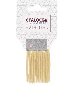 Efalock Élastiques à Cheveux Petits Blond 10 Pièces