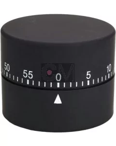 Efalock Minuteur ROUND noir - Timer professionnel rond