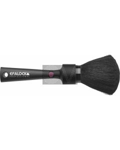 Efalock Pinceau à Nuque Noir - Poils Synthétiques Extra-Doux