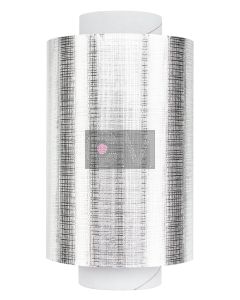 Fripac Papier Aluminium Professionnel Super-Plus Gaufré 15 my, 100 m x 12 cm Argenté