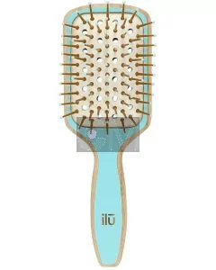 ILU Bamboo Brush Ocean Breeze - Brosse Démêlante en Bambou Écologique