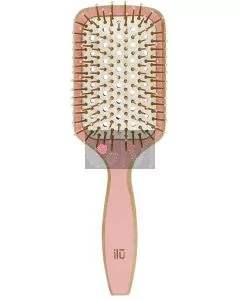 ILU Bamboo Brush Sweet Tangerine - Brosse Démêlante en Bambou Écologique et Végane