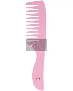 ILU Peigne en Bambou Pink Flamingo - Antistatique et Écologique