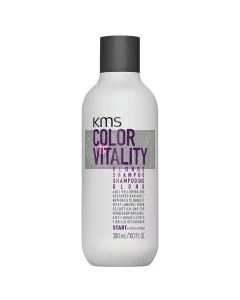 KMS ColorVitality Blonde Shampoo 300ml - Neutralise les Reflets Jaunes