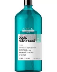 L'Oréal Professionnel Scalp Advanced Shampooing Dermo-Purifiant Anti-Sébum 1,5L