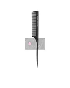 Lussoni Lift Tail Comb 204 - Peigne Crêpage Professionnel avec Fourche 3 Dents