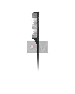Lussoni Lift Tail Comb 208 – Peigne à Crêper Professionnel avec Fourche 5 Dents