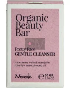 NOOK Organic Beauty Bar PRETTY FACE Nettoyant et Gommage Visage Solide Doux