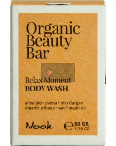NOOK Organic Beauty Bar RELAX MOMENT BODY WASH - Pain de Douche Solide Nourrissant Apaisant