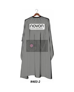 Novon Professional Cape Barber Super Red avec Logo - N403 2