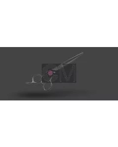 Olivia Garden SilkCut PRO Matt Black Ciseaux de Coiffure 5,75'' Gaucher