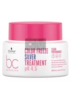 Schwarzkopf BC Color Freeze Silver Treatment 200ml - Soin Pigmenté Anti-Jaunissement