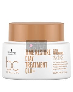 Schwarzkopf BC Time Restore Soin Argile Q10+ 200ml - Cheveux Matures