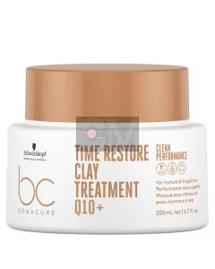 Schwarzkopf BC Time Restore Soin Argile Q10+ 200ml - Cheveux Matures