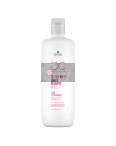 Schwarzkopf Professional BC Color Freeze Silver Shampoo 1000ml - Neutralisant Reflets Jaunes