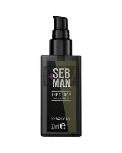 Sebastian Man The Groom Oil - Huile de Soin Cheveux & Barbe 30ml