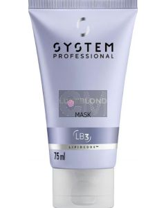 System Professional LuxeBlond Mask 75ml - Masque Intensif pour Cheveux Blonds