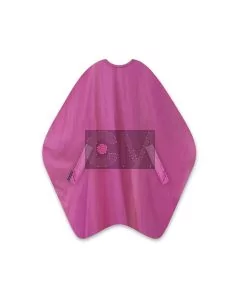 Trend Design Cutting Cape Peignoir de Coupe Violet Rose 135x150cm