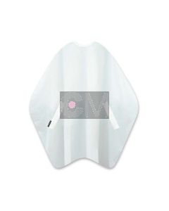 Trend Design Cutting Cape White - Pèlerine de Coupe Blanche Professionnelle 135x150cm