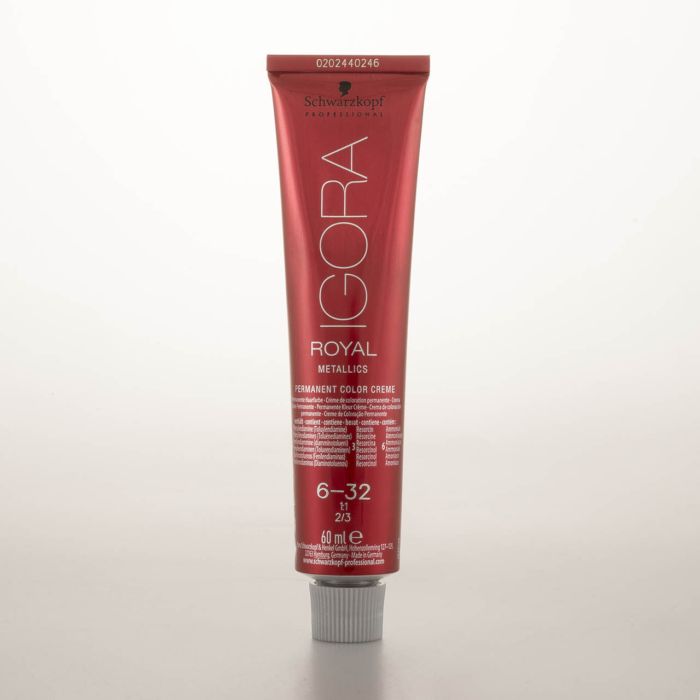 6-28 Blond foncé fumé rouge - Igora Royal Metallics