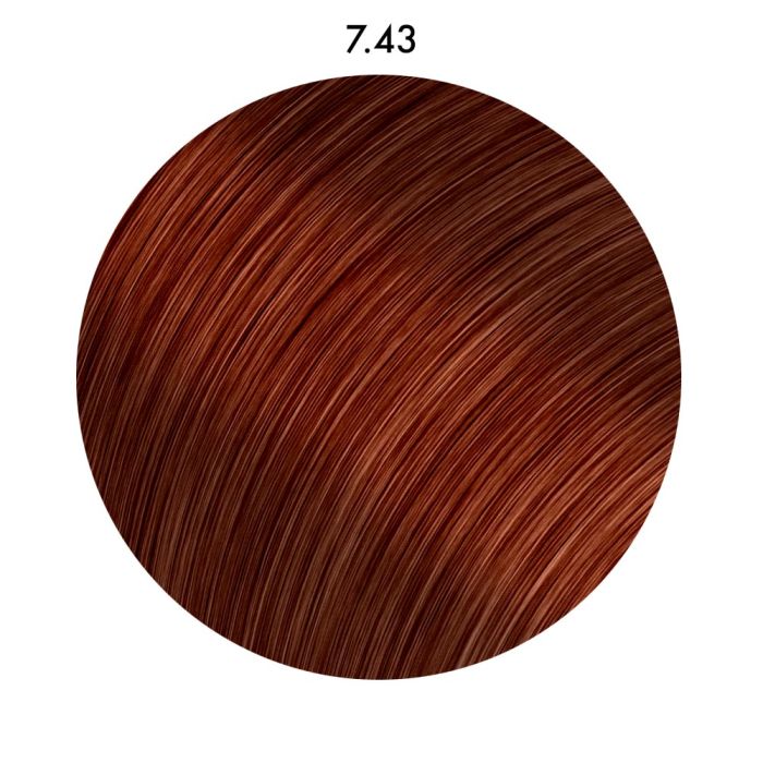 77/43 Blond moyen doré rouge - Vibrant Reds
