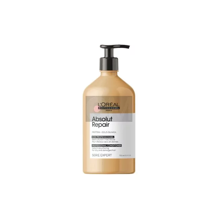 Absolut Repair Protein + Gold Quinoa Soin Professionnel Restructurant Instantané Pour Cheveux Secs et Abimés - 750 ML