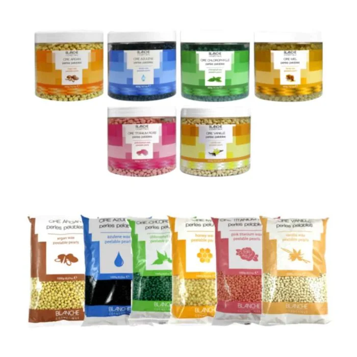 Perles de cire pelable Blanche Cosmétique