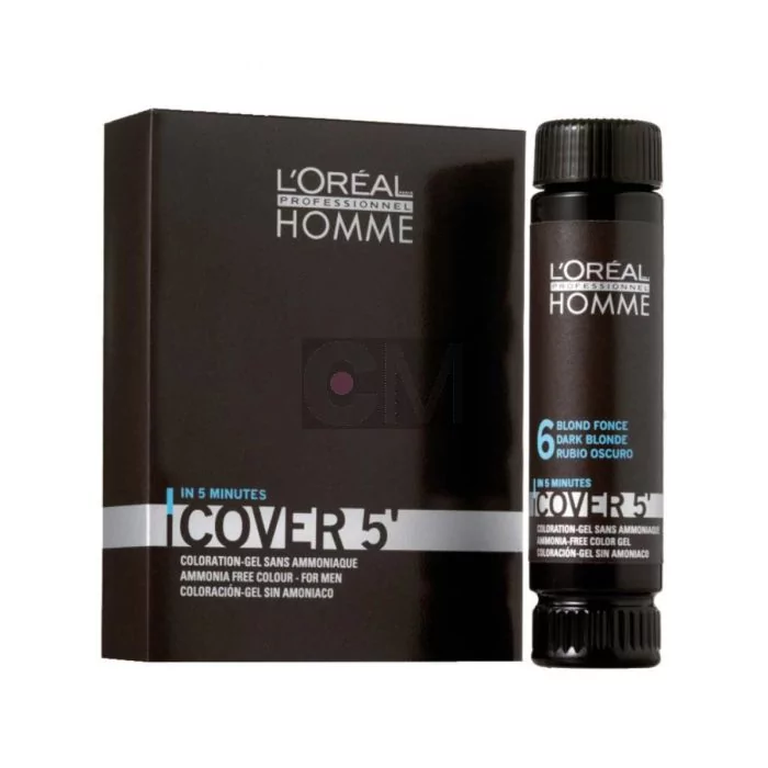 Coloration-gel sans ammoniaque pour homme Cover 5' L'Oréal Professionnel