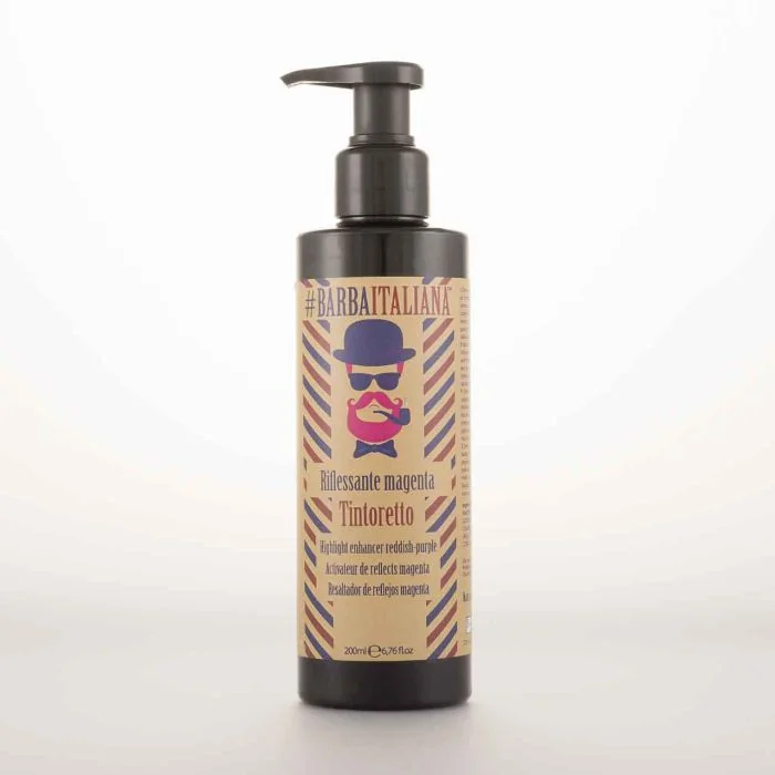 Coloration Magenta barbe