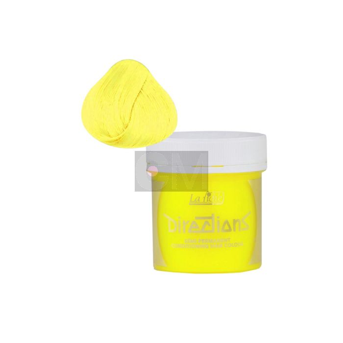 Directions Fluorescent Glow/Yellow 100ml - Coloration Semi-Permanente Jaune Fluo