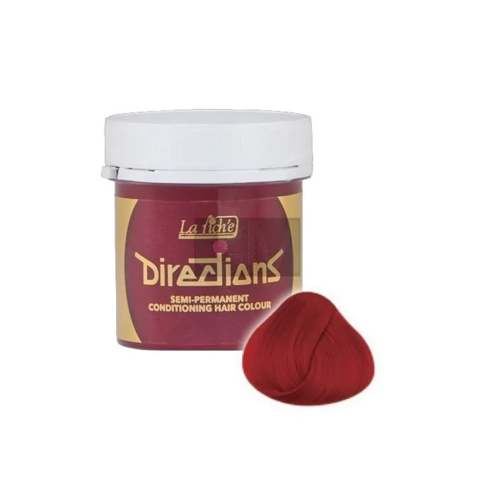 Directions Pillarbox Red 100ml - Coloration Semi-Permanente Rouge Intense