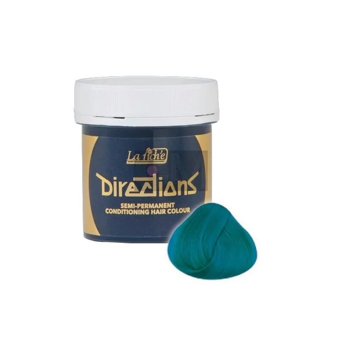 Directions Turquoise 100ml - Coloration Semi-Permanente pour Cheveux Blonds