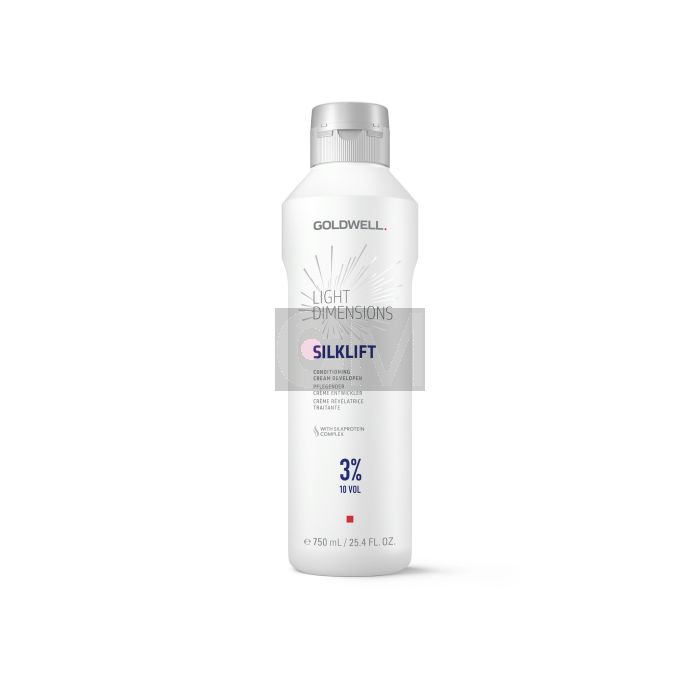 Goldwell Silklift Crème Oxydante 3% (10 Vol) 750ml - Développeur Professionnel pour Décoloration Douce
