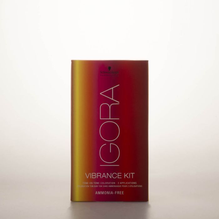 Kit  coloration – Igora Vibrance -
Coloration Ton sur Ton Sans Ammoniaque pour 2 utilisations