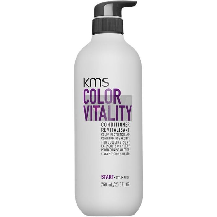 KMS Color Vitality Conditioner 750ml - Soin Protecteur de Couleur Professionnel