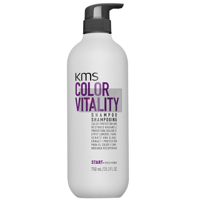 KMS Color Vitality Shampoo 750ml - Protection Couleur Professionnelle