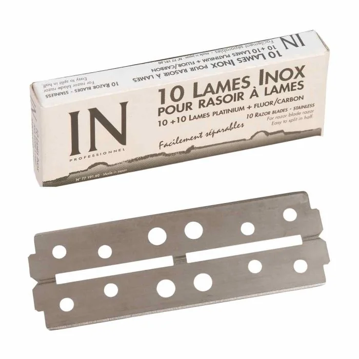 Lames inox pour rasoir - Sibel