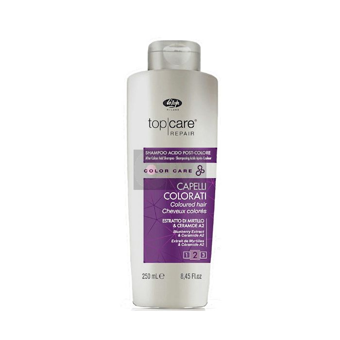 Lisap Top Care Color After Color Acid Shampoo 250ml - Shampoing Acide Protecteur de Couleur