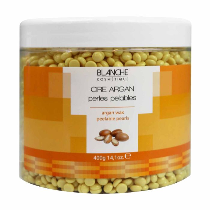 Pot 400ml Cire Pelable à l’Argan Blanche Cosmétique