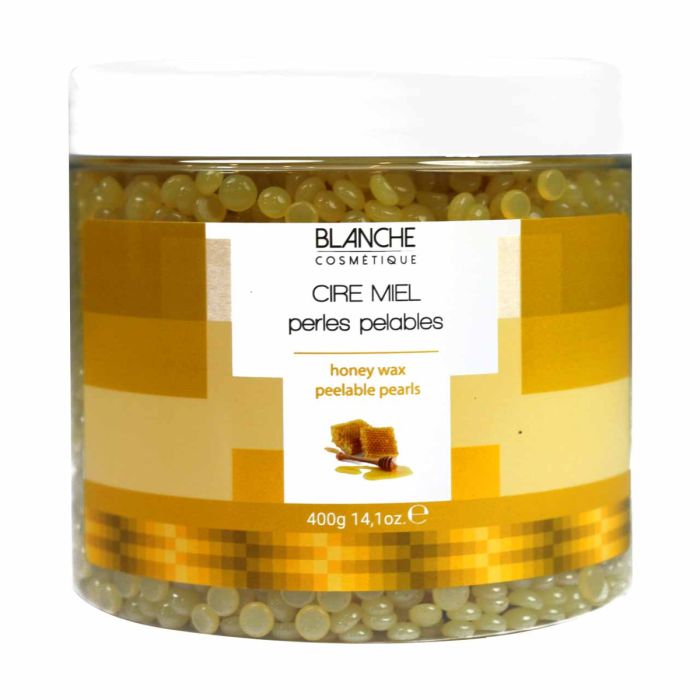 Pot 400ml Cire Pelable au Miel Blanche Cosmétique