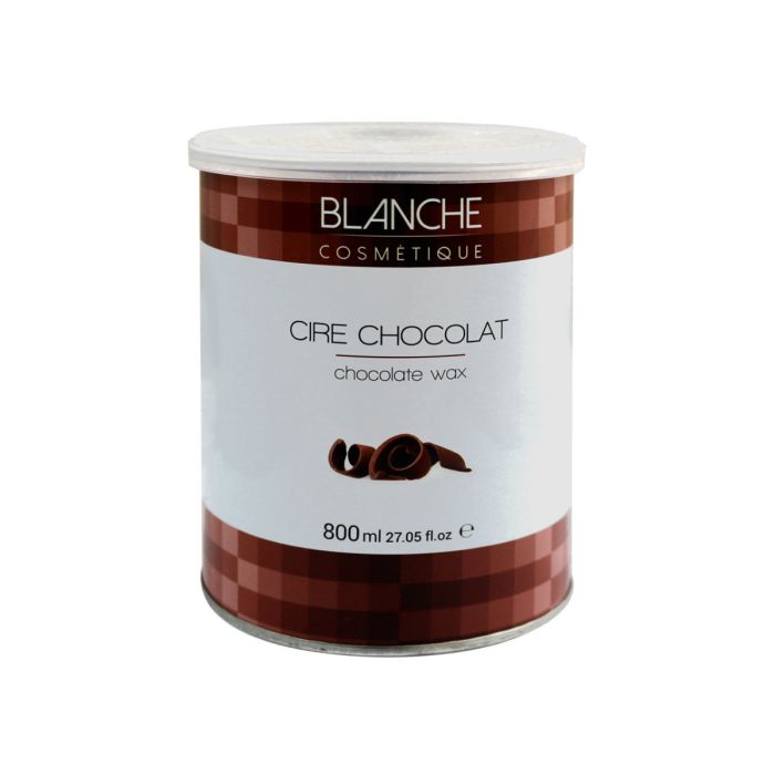 Pot Cire au Chocolat – Blanche Cosmétique