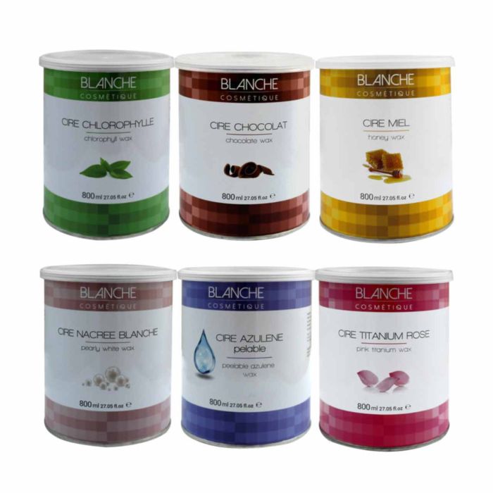 Pot cire traditionnelle Blanche Cosmétique
