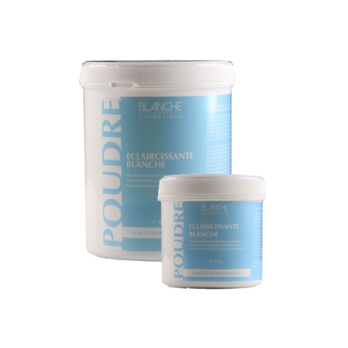 Poudre blanche décolorante Blanche Cosmétique 100 et 400g