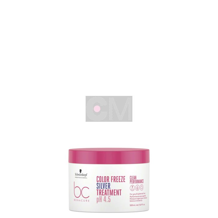 Schwarzkopf BC Color Freeze Silver Treatment 500ml - Soin Pigmenté Anti-Jaunissement