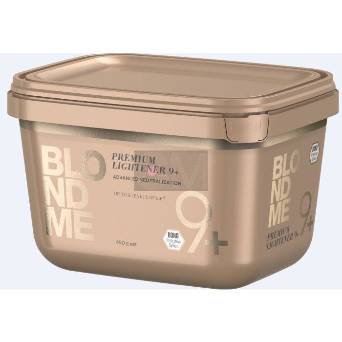 Schwarzkopf BlondMe Premium Lightener 9+ - Poudre Décolorante Professionnelle 450g
