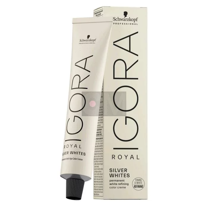 Schwarzkopf Igora Royal Absolutes Silverwhite Grey Lilac 60ml - Coloration Professionnelle