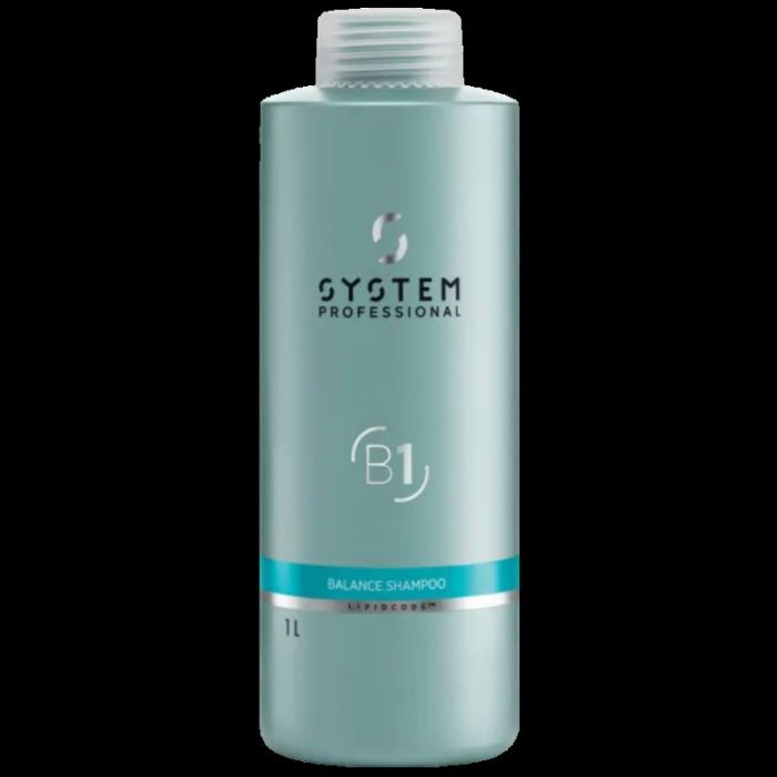System Professional B1 Balance Shampoo 1000ml - Shampooing Apaisant pour Cuir Chevelu Sensible