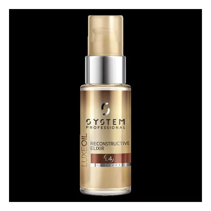 System Professional L4 Luxe Oil Reconstructive Elixir 30ml - Huile Capillaire Régénérante