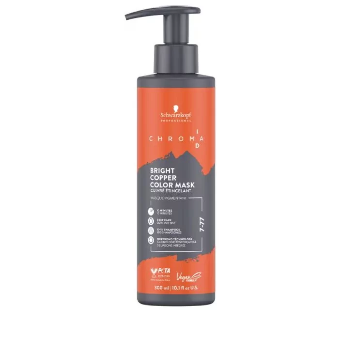 Schwarzkopf Professional Chroma ID Bonding Color Mask 7-77 Cuivré Lumineux 300ml