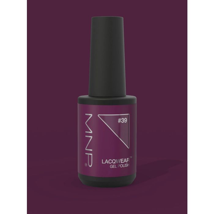 MNP LACQWEAR Vernis Gel Polish 39 Guilty - Brun Chocolat Profond